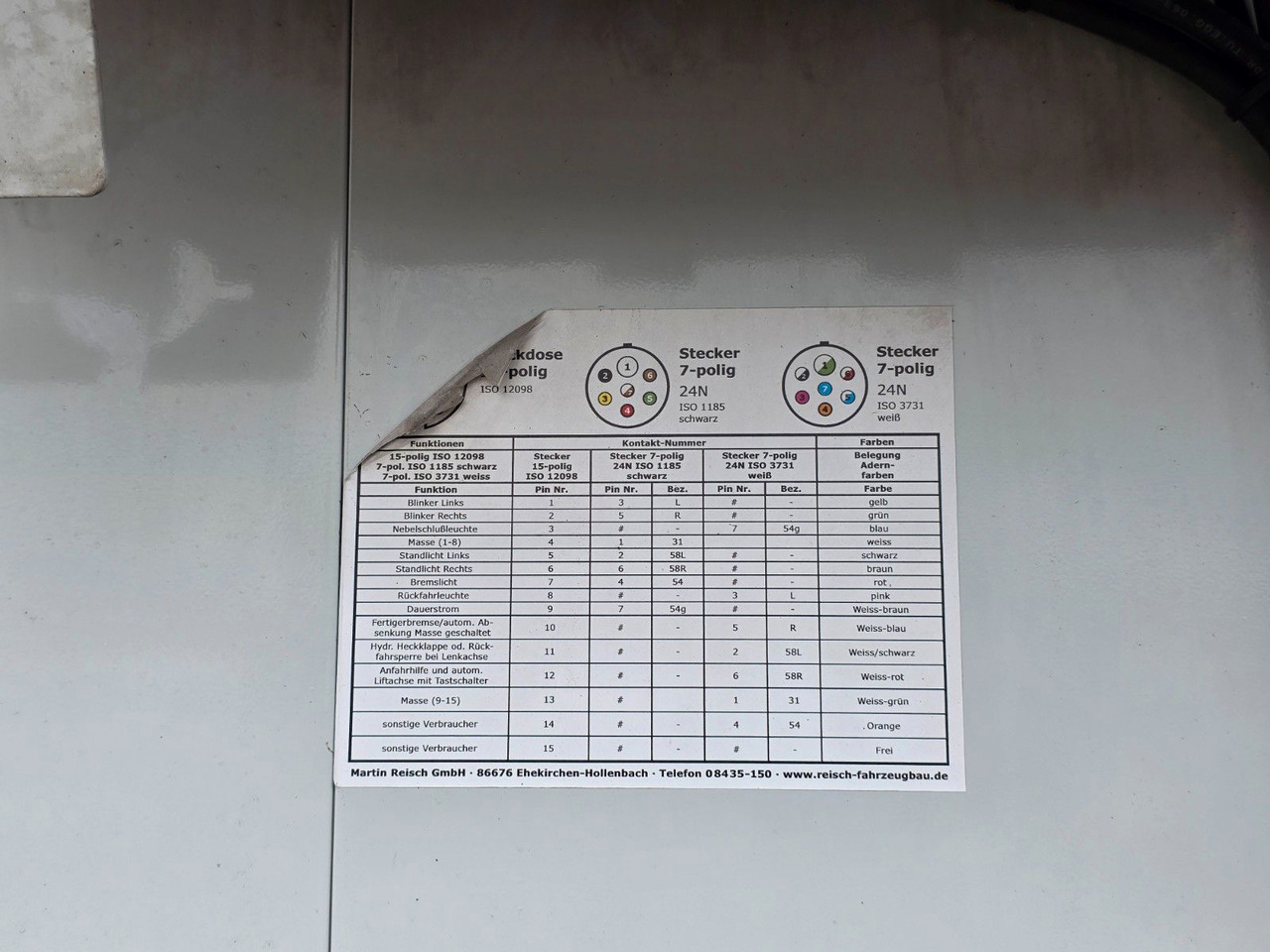 Semirremolque piso movil Reisch RSBS-25/24LK / Alu-Felgen / Lift / eletr. Dach: foto 44 Semirremolque piso movil Reisch RSBS-25/24LK / Alu-Felgen / Lift / eletr. Dach: foto 44