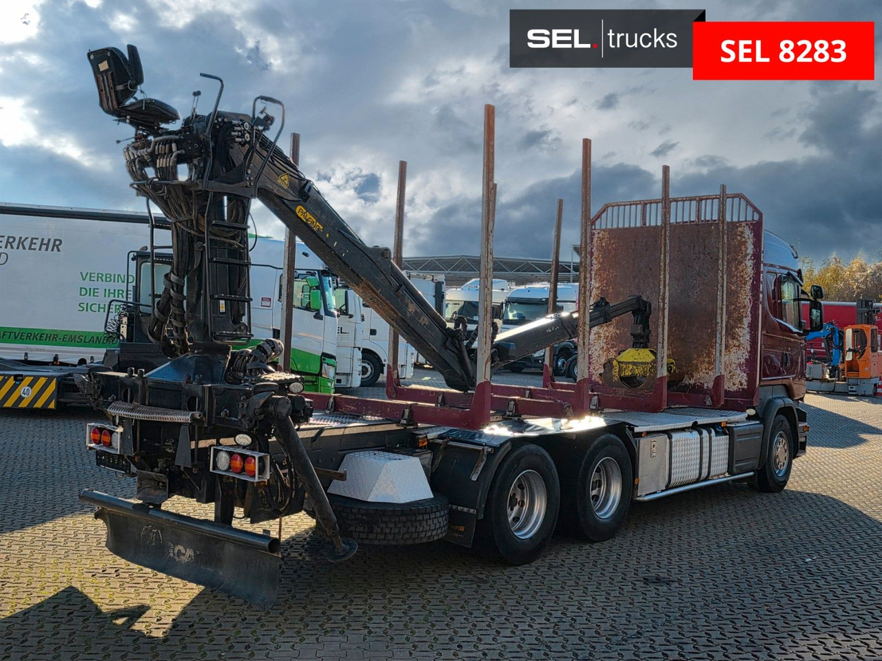 Scania R 580 LB6X4HNB / Retarder / Palfinger / V8 - Camión forestal, Camión grúa: foto 5 Scania R 580 LB6X4HNB / Retarder / Palfinger / V8 - Camión forestal, Camión grúa: foto 5