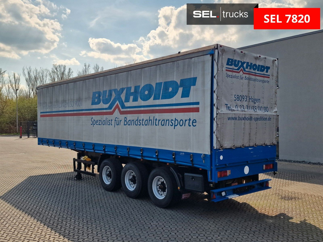 Semirremolque lona Schmidt Hagen SPC/39/E/10,5 / Coilmulde / Lenk-Liftachse: foto 8