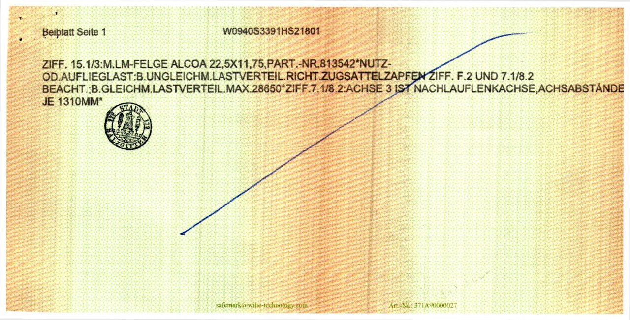 Semirremolque lona Schmidt Hagen SPC/39/E/10,5 / Coilmulde / Lenk-Liftachse: foto 45