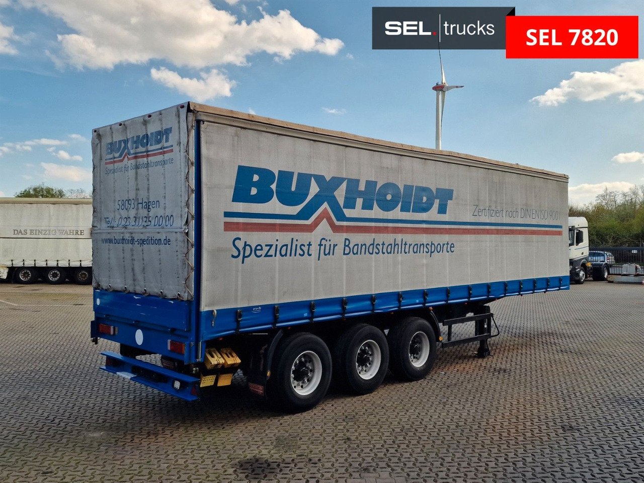 Semirremolque lona Schmidt Hagen SPC/39/E/10,5 / Coilmulde / Lenk-Liftachse: foto 6