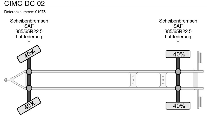 Remolque portacontenedore/ Intercambiable CIMC DC 02: foto 10