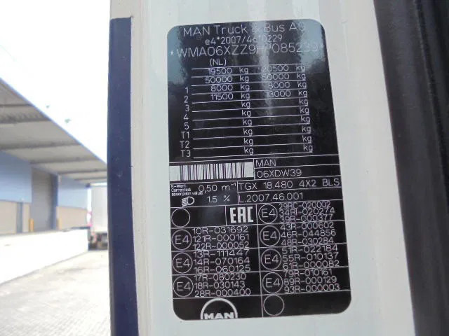 Cabeza tractora MAN TGX 18-480 XXL NEW TYPE TACHO-SMART TACHO: foto 18