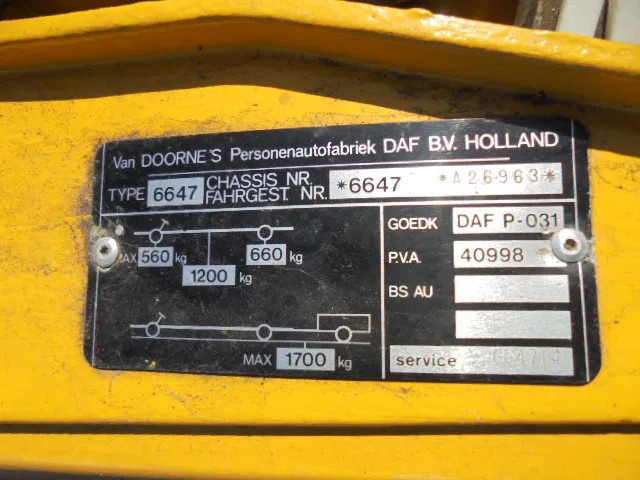 Hatchback DAF 66 1300 Marathon: foto 14 Hatchback DAF 66 1300 Marathon: foto 14