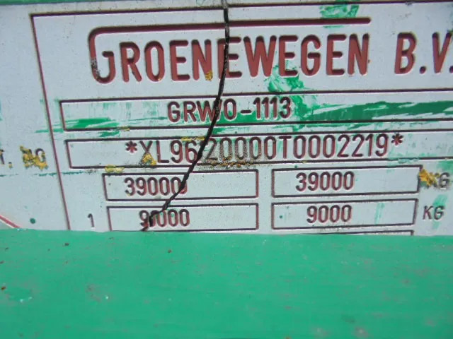 Semirremolque plataforma/ Caja abierta Groenewegen DRO 12 27 NL TRAILER: foto 13