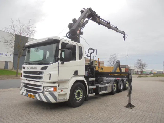 Scania P370 8X2 HAAK + KRAAN NL TRUCK LOW KM - Camión multibasculante, Camión grúa: foto 1 Scania P370 8X2 HAAK + KRAAN NL TRUCK LOW KM - Camión multibasculante, Camión grúa: foto 1