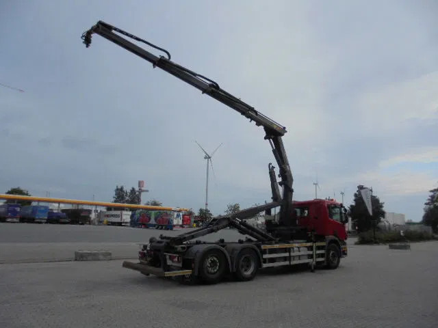 Camión multibasculante, Camión grúa Scania P400 6X2: foto 12