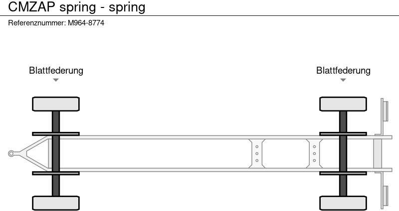 Remolque maderero CMZAP spring - spring: foto 9 Remolque maderero CMZAP spring - spring: foto 9