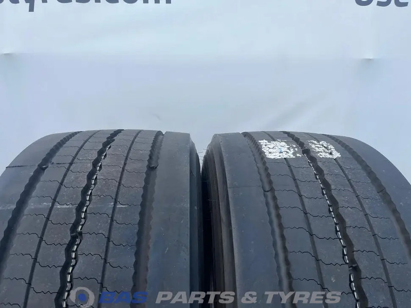 Bridgestone Bridgestone 385/55R22.5 DURAVIS R-STEER002 160/158 K M+S 3PMSF gebruikte set - Neumático para Camión: foto 2 Bridgestone Bridgestone 385/55R22.5 DURAVIS R-STEER002 160/158 K M+S 3PMSF gebruikte set - Neumático para Camión: foto 2