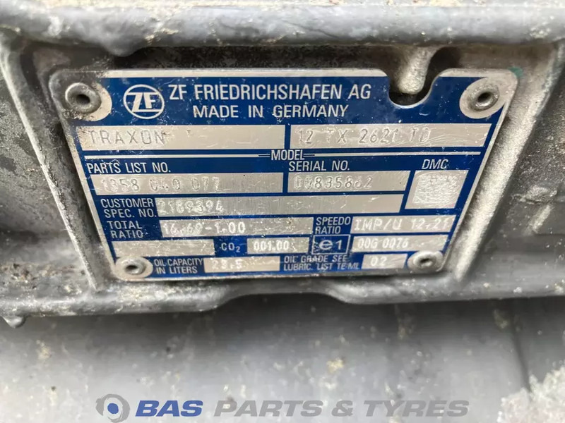 DAF XF106 DAF 12TX2621 TD TraXon Versnellingsbak 2119241 - Caja de cambios para Camión: foto 4 DAF XF106 DAF 12TX2621 TD TraXon Versnellingsbak 2119241 - Caja de cambios para Camión: foto 4