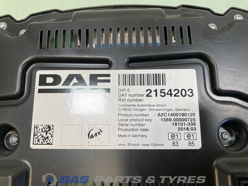 DAF XF106 Instrumentenpaneel DAF 1958084 - Salpicadero para Camión: foto 3 DAF XF106 Instrumentenpaneel DAF 1958084 - Salpicadero para Camión: foto 3