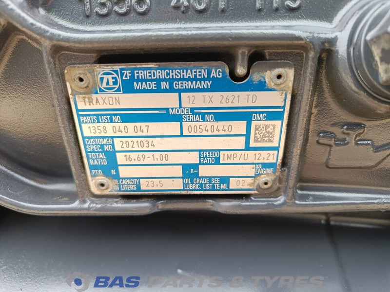 DAF XF106 - Caja de cambios para Camión: foto 5 DAF XF106 - Caja de cambios para Camión: foto 5