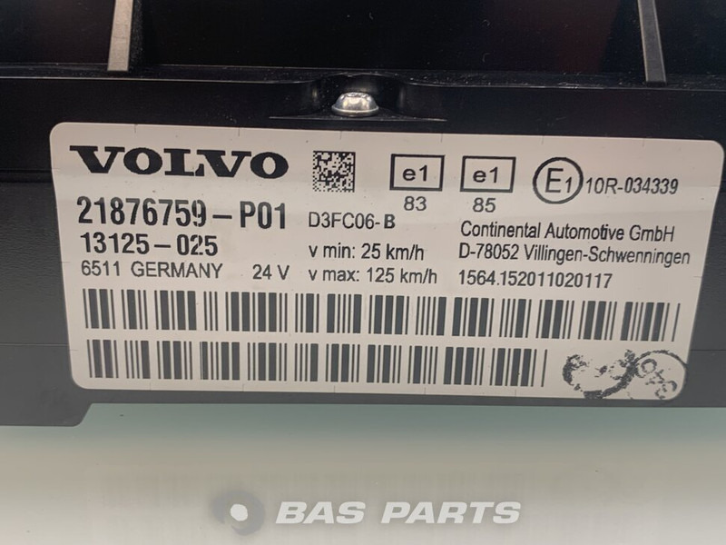 Volvo FL Euro 6 Instrumentenpaneel Volvo 21876759 - Salpicadero para Camión: foto 3 Volvo FL Euro 6 Instrumentenpaneel Volvo 21876759 - Salpicadero para Camión: foto 3