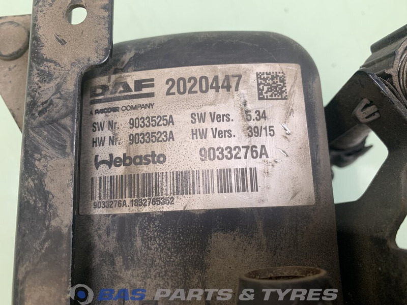 Webasto Standkachel DAF 2020447 - Sistema eléctrico para Camión: foto 3 Webasto Standkachel DAF 2020447 - Sistema eléctrico para Camión: foto 3