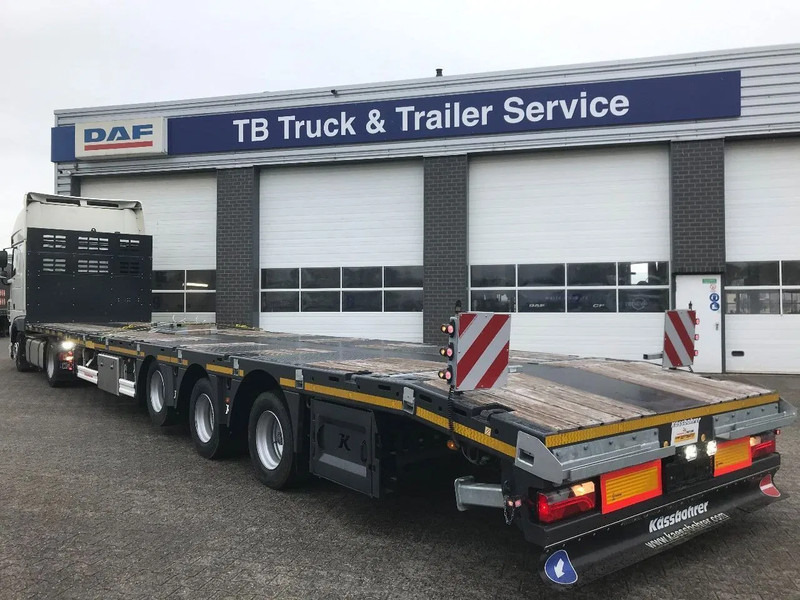 Kässbohrer SPA M 3 / 1N - 18 / 27 Uitschuifbare MEGA oplegger - Semirremolque plataforma/ Caja abierta: foto 2 Kässbohrer SPA M 3 / 1N - 18 / 27 Uitschuifbare MEGA oplegger - Semirremolque plataforma/ Caja abierta: foto 2