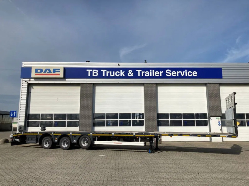 Kässbohrer SPA M3 / 1N - 18 / 27 Heavy Duty uitschuifbare vlakke mega trailer met liftas, rongen en oprijplaten - Semirremolque caja cerrada: foto 2 Kässbohrer SPA M3 / 1N - 18 / 27 Heavy Duty uitschuifbare vlakke mega trailer met liftas, rongen en oprijplaten - Semirremolque caja cerrada: foto 2