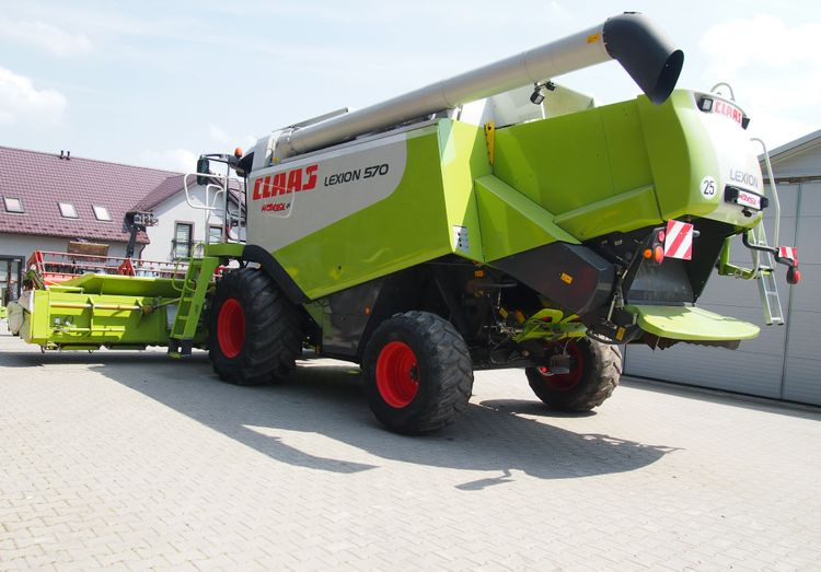 Kombajn zbożawy Claas Lexon 570 Kombajn zbożowy CLAAS LEXION 570+ heder VARIO 7,5m - Cosechadora de granos: foto 5 Kombajn zbożawy Claas Lexon 570 Kombajn zbożowy CLAAS LEXION 570+ heder VARIO 7,5m - Cosechadora de granos: foto 5