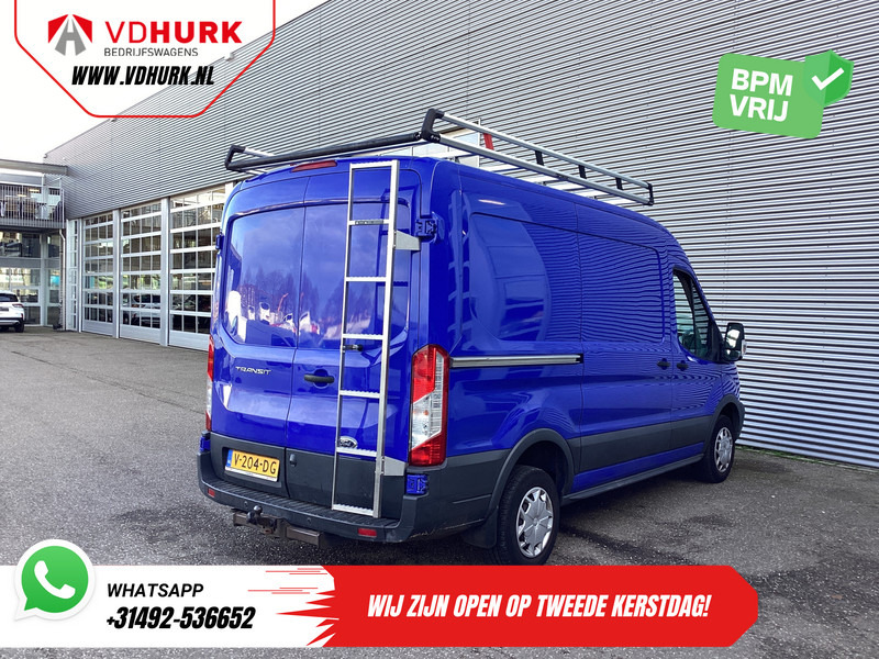 Furgoneta pequeña Ford Transit 2.0 TDCI 130 pk L2H2 Trend NL Auto/ 2xSchuifdeur/ Imperaal + Ladder/ Inrichting/ Cruise/ Camera/ Trekhaak/ PDC/ Airco: foto 9