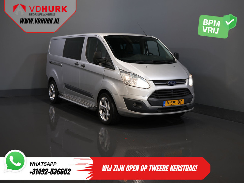 Ford Transit Custom 2.2 TDCI Trend Dubbel Cabine DC L2 BPM VRIJ! NL Auto/ Leder/ Stoelverw./ Camera/ PDC/ LMV/ Sidesteps - Furgoneta pequeña, Furgoneta combi: foto 1 Ford Transit Custom 2.2 TDCI Trend Dubbel Cabine DC L2 BPM VRIJ! NL Auto/ Leder/ Stoelverw./ Camera/ PDC/ LMV/ Sidesteps - Furgoneta pequeña, Furgoneta combi: foto 1