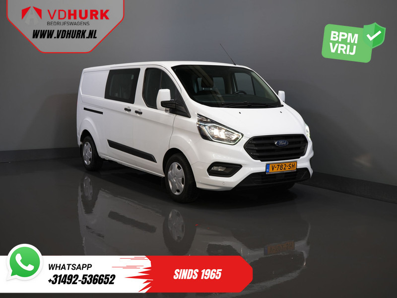 Ford Transit Custom 340 2.0 TDCI 130 pk L2 Dubbel Cabine DC BPM VRIJ! 6 Pers./ 2.8t Trekverm./ PDC/ Cruise/ Trekhaak/ Airco - Furgoneta pequeña, Furgoneta combi: foto 1 Ford Transit Custom 340 2.0 TDCI 130 pk L2 Dubbel Cabine DC BPM VRIJ! 6 Pers./ 2.8t Trekverm./ PDC/ Cruise/ Trekhaak/ Airco - Furgoneta pequeña, Furgoneta combi: foto 1
