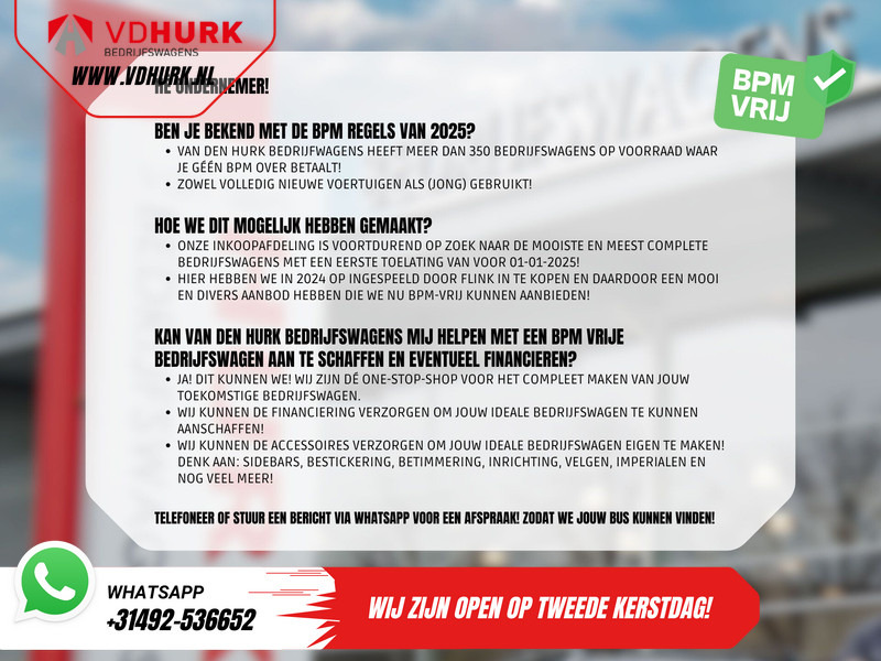 Furgoneta pequeña Peugeot Boxer 2.2 HDi 120 pk L2H2 BPM VRIJ! 2.5t Trekverm./ Navi/ PDC/ Cruise/ Airco: foto 8 Furgoneta pequeña Peugeot Boxer 2.2 HDi 120 pk L2H2 BPM VRIJ! 2.5t Trekverm./ Navi/ PDC/ Cruise/ Airco: foto 8