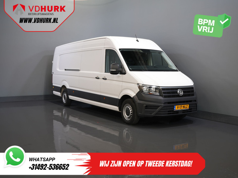 Volkswagen Crafter 35 2.0 TDI 140 pk L5H3 BPM VRIJ! 2x Schuifdeuren/ 270 Gr.Deuren/ Carplay/ Camera/ Airco - Furgón: foto 1 Volkswagen Crafter 35 2.0 TDI 140 pk L5H3 BPM VRIJ! 2x Schuifdeuren/ 270 Gr.Deuren/ Carplay/ Camera/ Airco - Furgón: foto 1