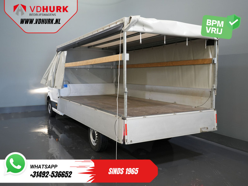 Furgoneta caja abierta Volkswagen Crafter 35 2.0 TDI 180 pk DSG Aut. BPM VRIJ! 430x203 Open laadbak/ Schuifzeil/ Huif/ Climate/ Adapt. Cruise/ Camera/ Carplay: foto 15