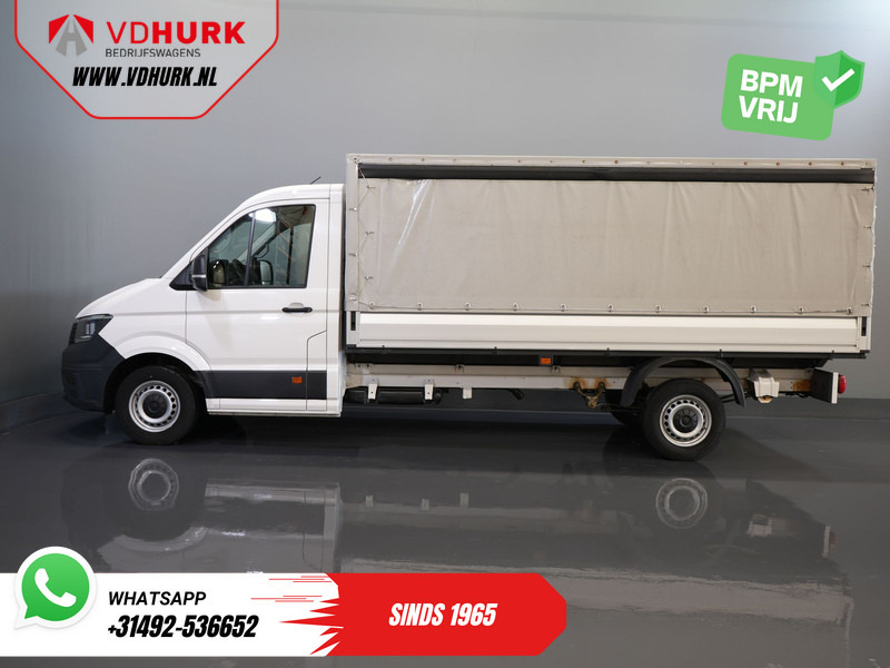 Furgoneta caja abierta Volkswagen Crafter 35 2.0 TDI 180 pk DSG Aut. BPM VRIJ! 430x203 Open laadbak/ Schuifzeil/ Huif/ Climate/ Adapt. Cruise/ Camera/ Carplay: foto 10