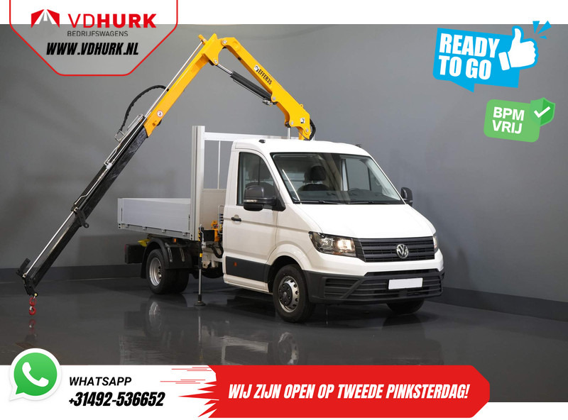 Volkswagen Crafter 50 165 pk Effer 352S Kraan/ Crane/ Kran/ Autokran/ PTO/ Open laadbak/ Dubbel Lucht - Furgoneta caja abierta: foto 1 Volkswagen Crafter 50 165 pk Effer 352S Kraan/ Crane/ Kran/ Autokran/ PTO/ Open laadbak/ Dubbel Lucht - Furgoneta caja abierta: foto 1