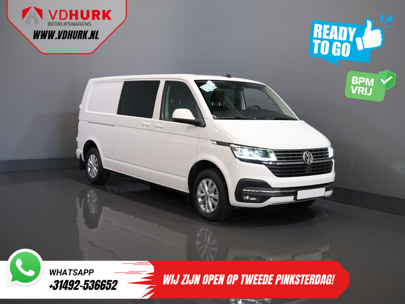 Volkswagen Transporter 2.0 TDI 150 pk Aut. L2 DC Dubbel Cabine BPM VRIJ! Ready2Go 2xSchuifdeur/ Adapt Cruise/ LED/ Standkachel/ Stoelverw./ Carplay/ Ca - Furgoneta pequeña, Furgoneta combi: foto 1 Volkswagen Transporter 2.0 TDI 150 pk Aut. L2 DC Dubbel Cabine BPM VRIJ! Ready2Go 2xSchuifdeur/ Adapt Cruise/ LED/ Standkachel/ Stoelverw./ Carplay/ Ca - Furgoneta pequeña, Furgoneta combi: foto 1