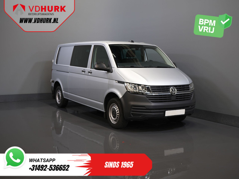 Volkswagen Transporter T6.1 2.0 TDI 150 pk DSG Aut. L2 DC BPM VRIJ! Dubbel Cabine 6 Pers./ Lage KM!/ Adapt.Cruise/ 270Gr. Deuren/ Navi/ Carplay/ Trekha - Furgón, Furgoneta combi: foto 1 Volkswagen Transporter T6.1 2.0 TDI 150 pk DSG Aut. L2 DC BPM VRIJ! Dubbel Cabine 6 Pers./ Lage KM!/ Adapt.Cruise/ 270Gr. Deuren/ Navi/ Carplay/ Trekha - Furgón, Furgoneta combi: foto 1