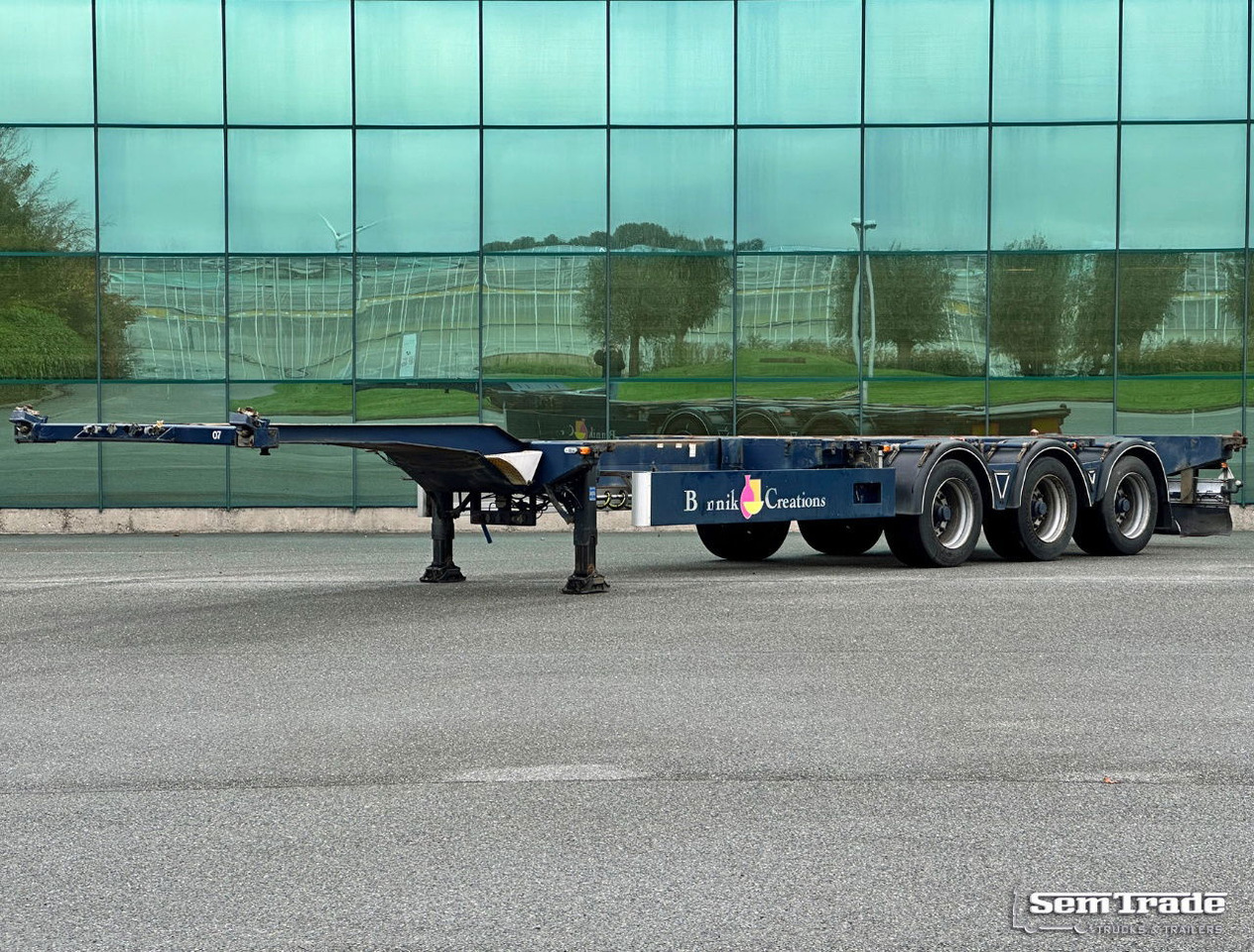 Burg BPO 15-27 Ccxhx BPW Axles Disc Brakes 40 FT. Chassis Lift Axle - Semirremolque portacontenedore/ Intercambiable: foto 1 Burg BPO 15-27 Ccxhx BPW Axles Disc Brakes 40 FT. Chassis Lift Axle - Semirremolque portacontenedore/ Intercambiable: foto 1