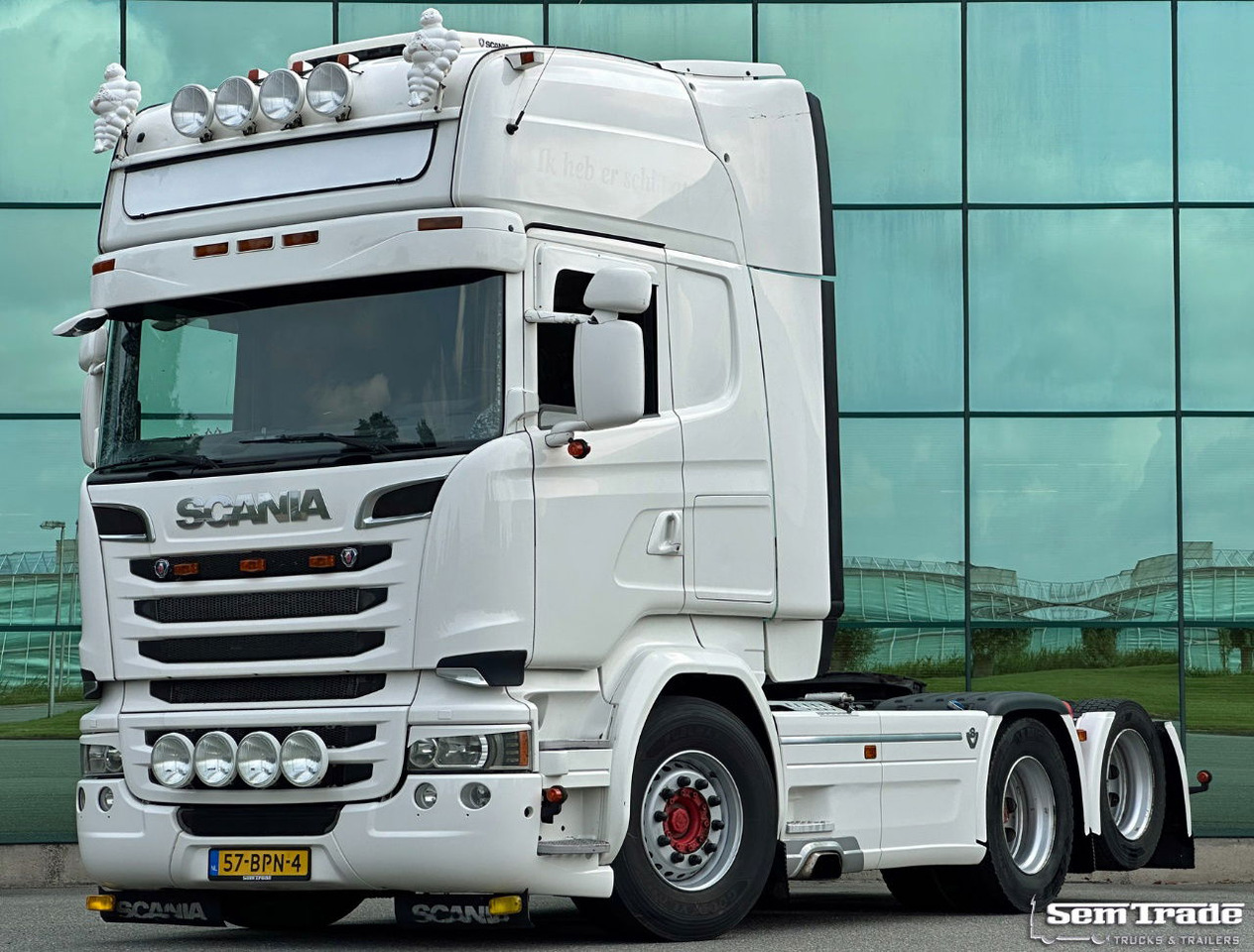 Cabeza tractora Scania R580 V8 Euro 6 Retarder Full Options Special Interior Super Condition: foto 1