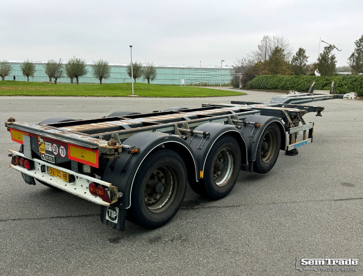 D-TEC VCC-01 FT-LS-S Drum Brakes Lift Axle Front+Middle+Back Slider Holland-Trailer - Semirremolque portacontenedore/ Intercambiable: foto 5 D-TEC VCC-01 FT-LS-S Drum Brakes Lift Axle Front+Middle+Back Slider Holland-Trailer - Semirremolque portacontenedore/ Intercambiable: foto 5