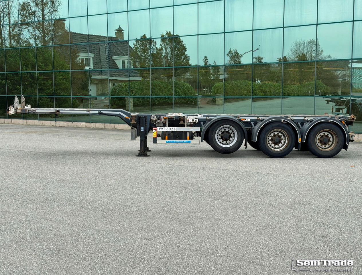 D-TEC VCC-01 FT-LS-S Drum Brakes Lift Axle Front+Middle+Back Slider Holland-Trailer - Semirremolque portacontenedore/ Intercambiable: foto 2 D-TEC VCC-01 FT-LS-S Drum Brakes Lift Axle Front+Middle+Back Slider Holland-Trailer - Semirremolque portacontenedore/ Intercambiable: foto 2