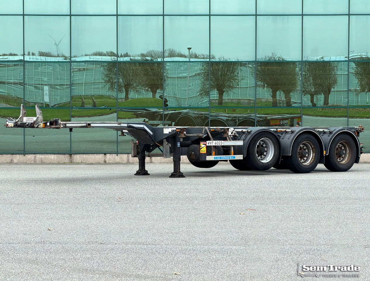 D-TEC VCC-01 FT-LS-S Drum Brakes Lift Axle Front+Middle+Back Slider Holland-Trailer - Semirremolque portacontenedore/ Intercambiable: foto 1 D-TEC VCC-01 FT-LS-S Drum Brakes Lift Axle Front+Middle+Back Slider Holland-Trailer - Semirremolque portacontenedore/ Intercambiable: foto 1