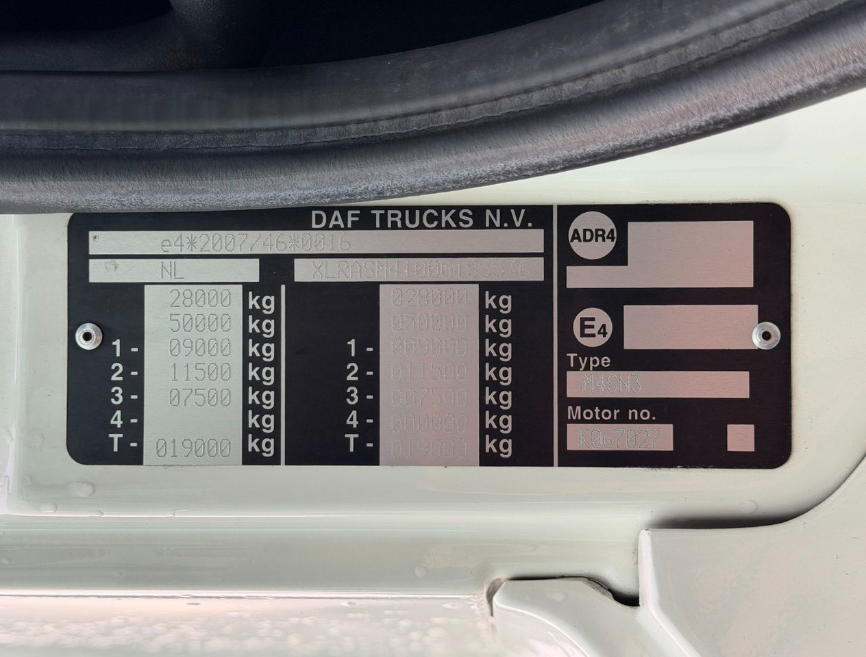 Camión frigorífico DAF CF 450 SC Heiwo Isolated BOX 875 x 250 x 275 INS. Carrier Cooling 340.000 KM Tail Lift Super Condition NEW APK - TUV: foto 25