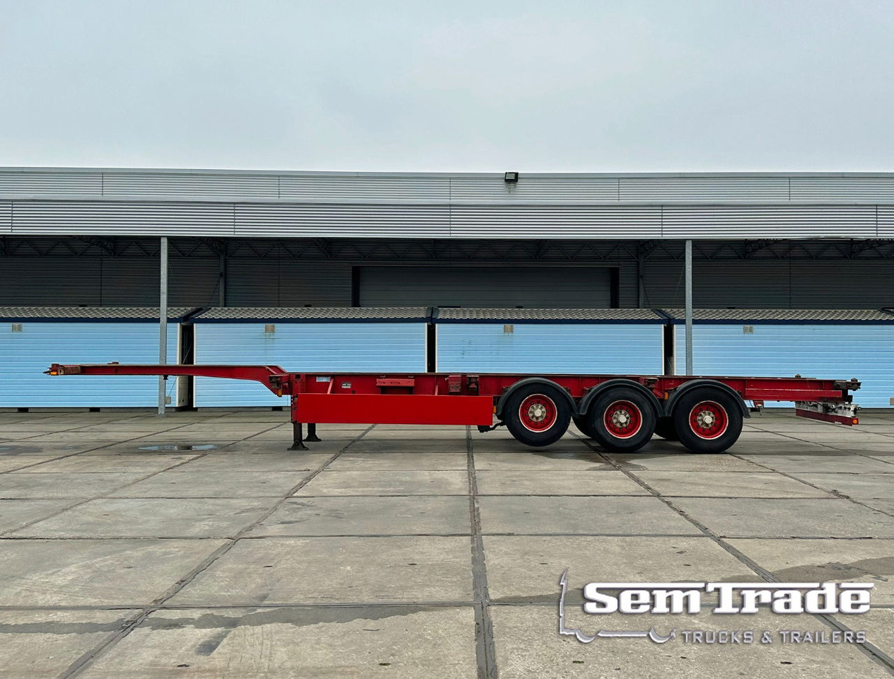 Diversen 3 Axle Chassis BPW AxleS LIFTAxle TOP Condition NL Trailer - Semirremolque portacontenedore/ Intercambiable: foto 1 Diversen 3 Axle Chassis BPW AxleS LIFTAxle TOP Condition NL Trailer - Semirremolque portacontenedore/ Intercambiable: foto 1