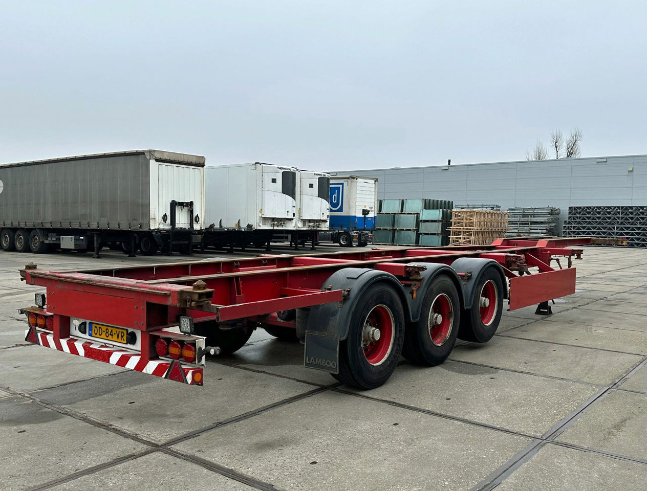 Diversen 3 Axle Chassis BPW AxleS LIFTAxle TOP Condition NL Trailer - Semirremolque portacontenedore/ Intercambiable: foto 4 Diversen 3 Axle Chassis BPW AxleS LIFTAxle TOP Condition NL Trailer - Semirremolque portacontenedore/ Intercambiable: foto 4