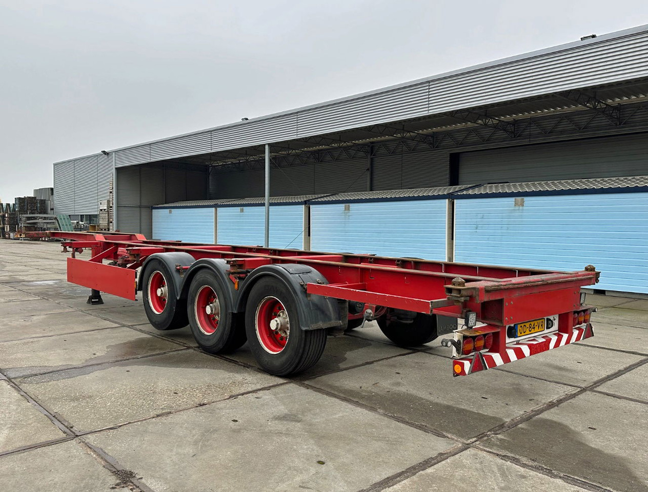 Diversen 3 Axle Chassis BPW AxleS LIFTAxle TOP Condition NL Trailer - Semirremolque portacontenedore/ Intercambiable: foto 2 Diversen 3 Axle Chassis BPW AxleS LIFTAxle TOP Condition NL Trailer - Semirremolque portacontenedore/ Intercambiable: foto 2