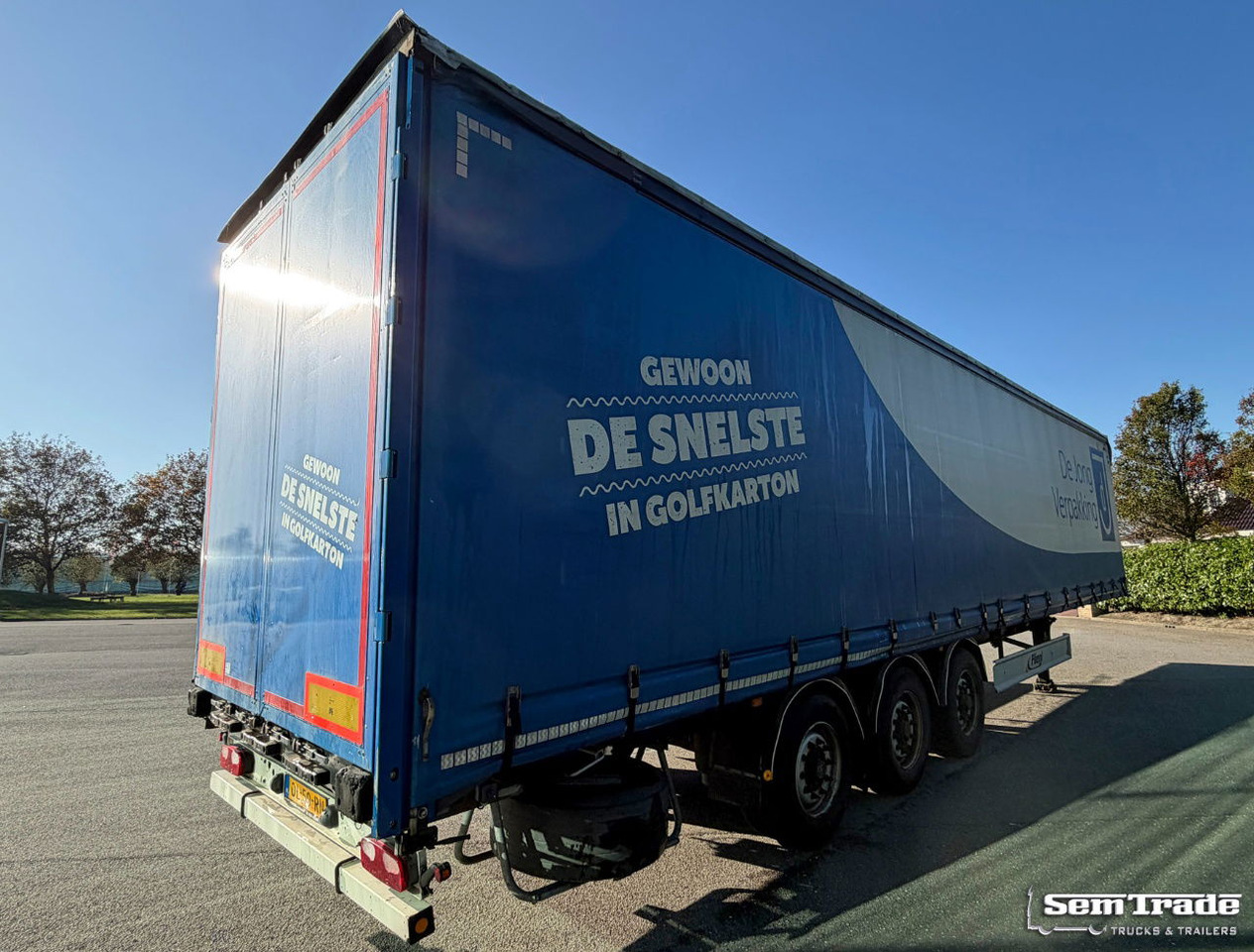 Fliegl SDS 350 Lift Axle Disc Brakes Sliding Sides + Roof TOP Condition - Semirremolque lona: foto 5 Fliegl SDS 350 Lift Axle Disc Brakes Sliding Sides + Roof TOP Condition - Semirremolque lona: foto 5