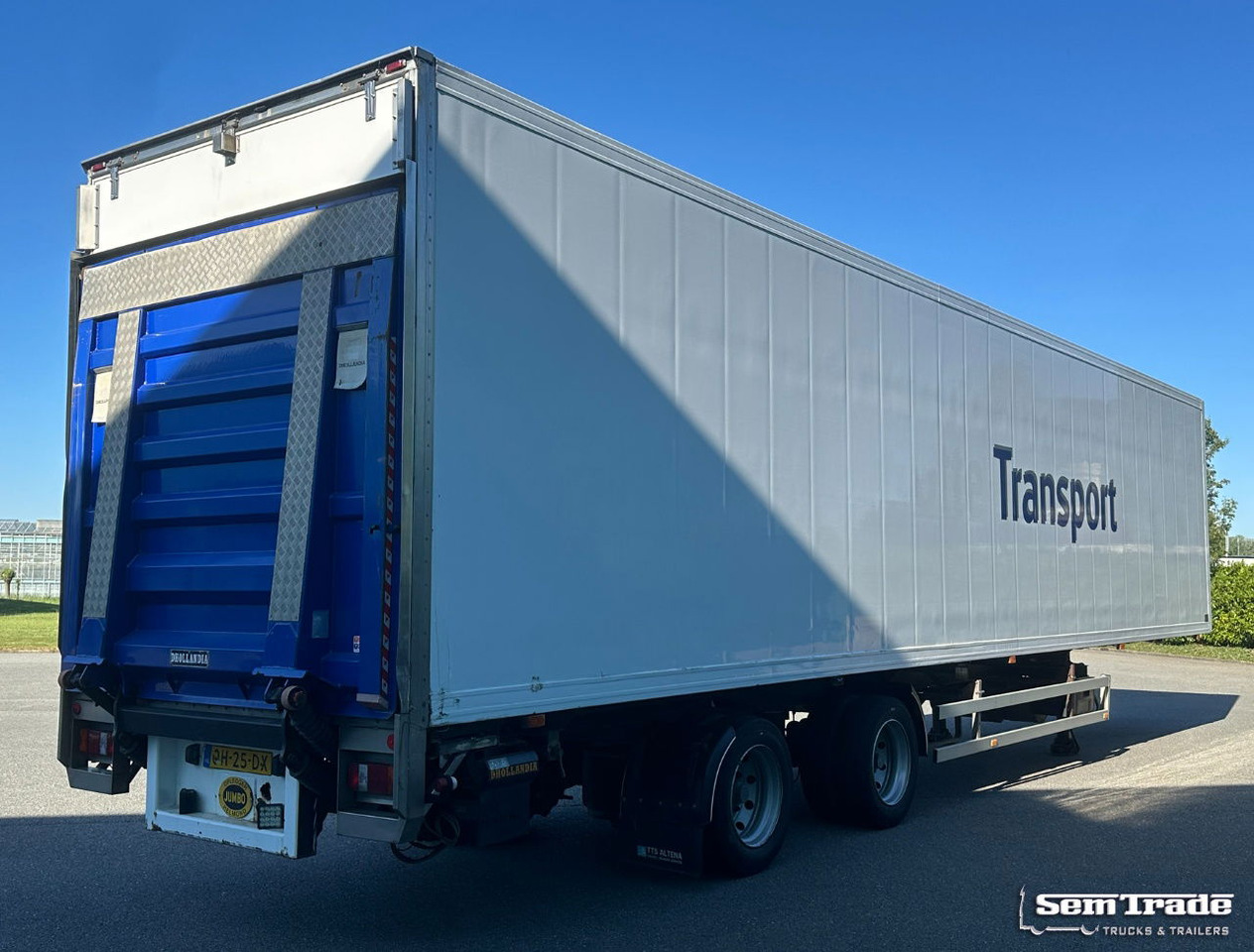 Jumbo 2 Alxe SOR Isolated BOX Tail Lift Steering Axle Holland-Trailer - Semirremolque caja cerrada: foto 5 Jumbo 2 Alxe SOR Isolated BOX Tail Lift Steering Axle Holland-Trailer - Semirremolque caja cerrada: foto 5