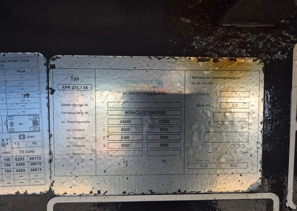 Remolque con toldo Schmitz Cargobull: foto 7 Remolque con toldo Schmitz Cargobull: foto 7