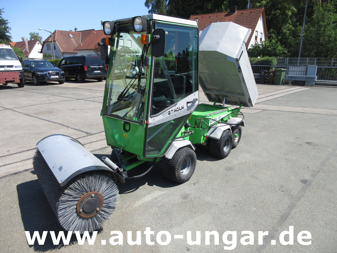 Tractor municipal Egholm Nilfisk 2100 Powerflex 4x4 Kipper AHK Hydraulik Bürste Winterdienst: foto 8