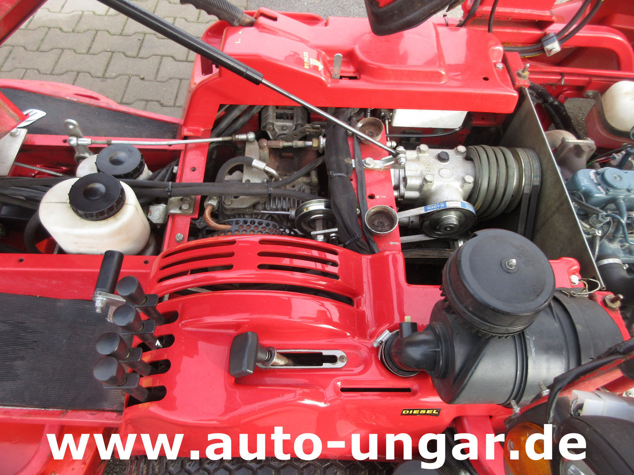 Maquinaria de henificación Ferrari PG280D Hochentleerung Hydrostat Kubota Diesel Parkmäher Mäher: foto 15
