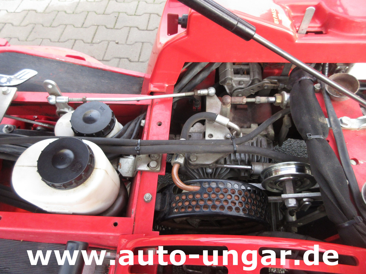 Maquinaria de henificación Ferrari PG280D Hochentleerung Hydrostat Kubota Diesel Parkmäher Mäher: foto 16