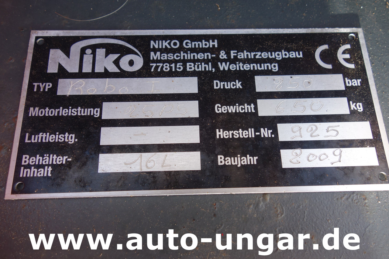 Desbrozadora de brazo NIKO RoboFlail One Mähraupe Baujahr 2009 - 1.123 Betriebsstunden Intern °64397: foto 12