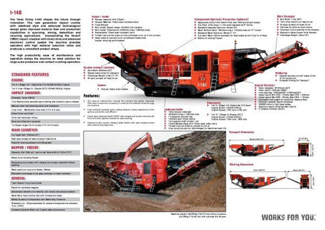TEREX-FINLAY I-140 - Trituradora de impacto: foto 3 TEREX-FINLAY I-140 - Trituradora de impacto: foto 3