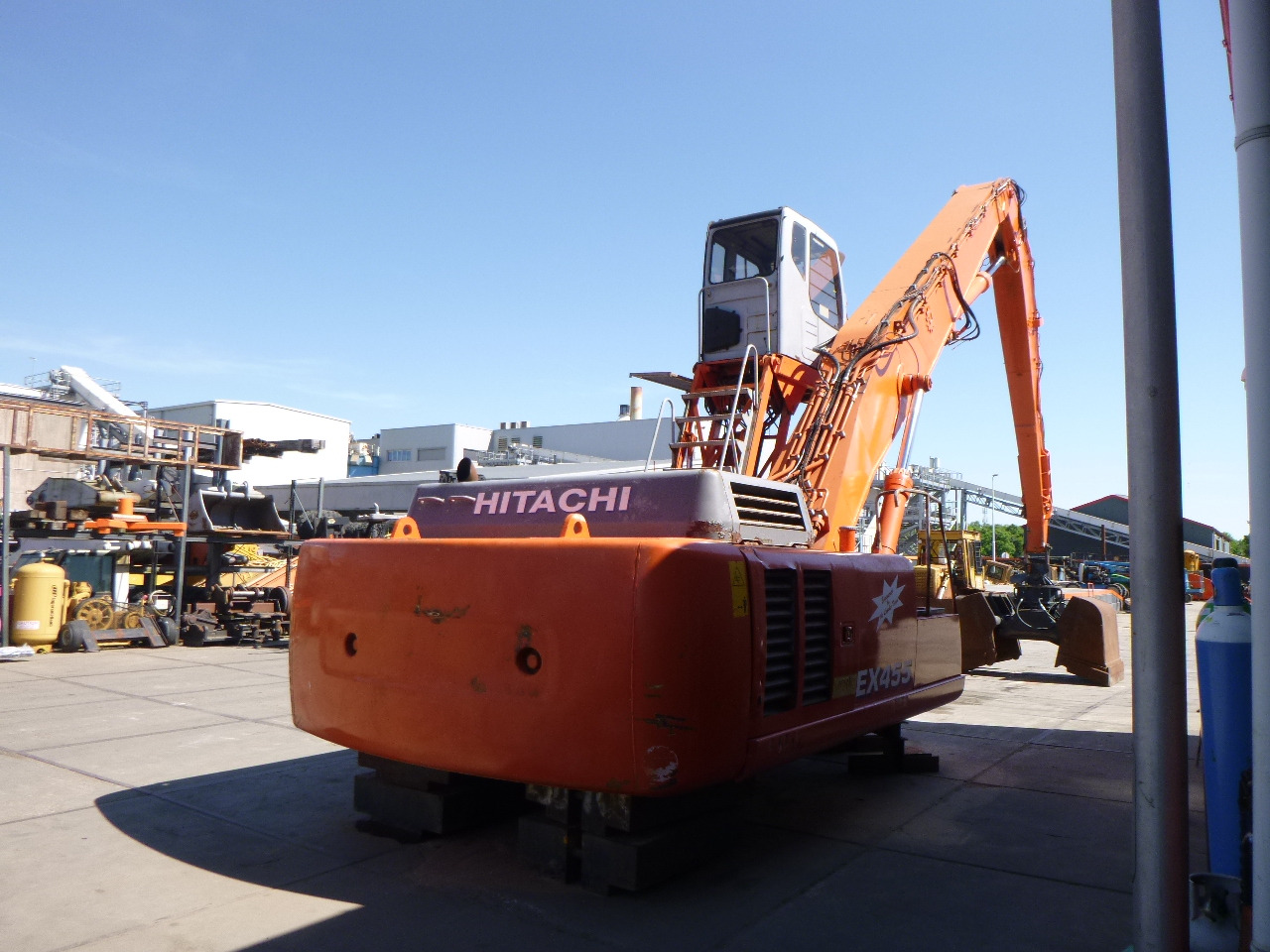 FIAT-HITACHI EX455 Stationary dock/ship material handler - Manipulador de materiales: foto 4 FIAT-HITACHI EX455 Stationary dock/ship material handler - Manipulador de materiales: foto 4