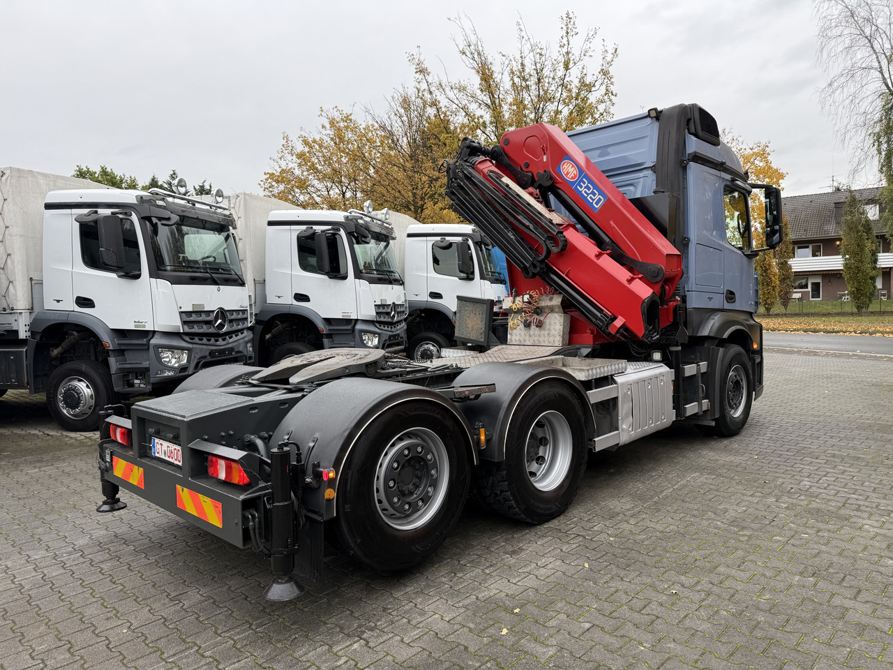 Cabeza tractora Mercedes-Benz Actros 2548 LS 6X2 Kran HMF 3220 bis 16 Meter: foto 14